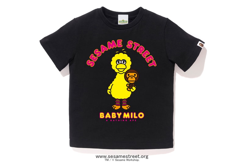 BAPE 'Sesame Street' Collection Lookbook Big Bird Elmo Bert and Ernie Cookie Monster