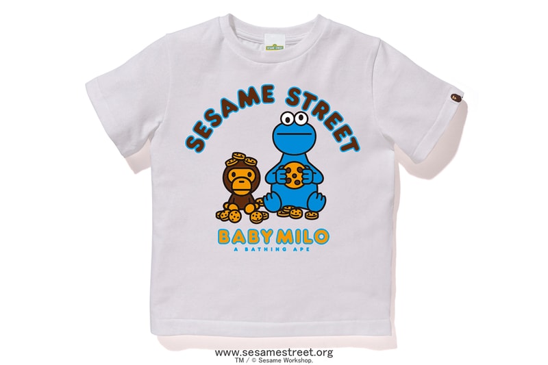 BAPE 'Sesame Street' Collection Lookbook Big Bird Elmo Bert and Ernie Cookie Monster