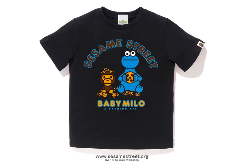 BAPE 'Sesame Street' Collection Lookbook Big Bird Elmo Bert and Ernie Cookie Monster