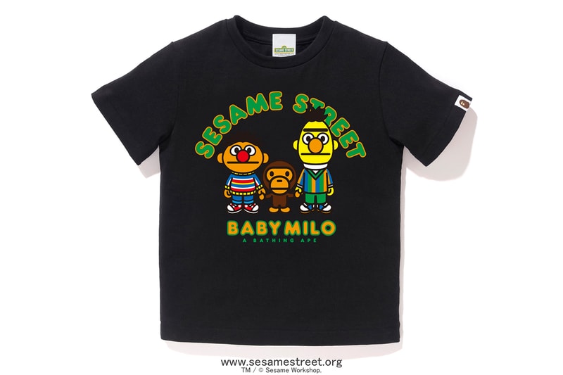 BAPE 'Sesame Street' Collection Lookbook Big Bird Elmo Bert and Ernie Cookie Monster