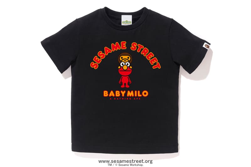 BAPE 'Sesame Street' Collection Lookbook Big Bird Elmo Bert and Ernie Cookie Monster