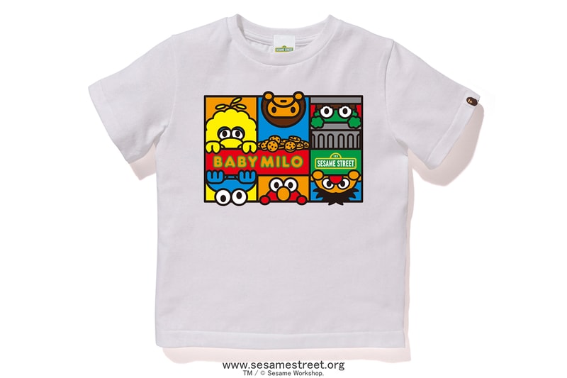 BAPE 'Sesame Street' Collection Lookbook Big Bird Elmo Bert and Ernie Cookie Monster