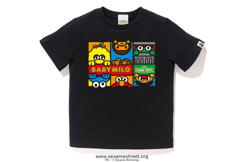 BAPE 'Sesame Street' Collection Lookbook Big Bird Elmo Bert and Ernie Cookie Monster