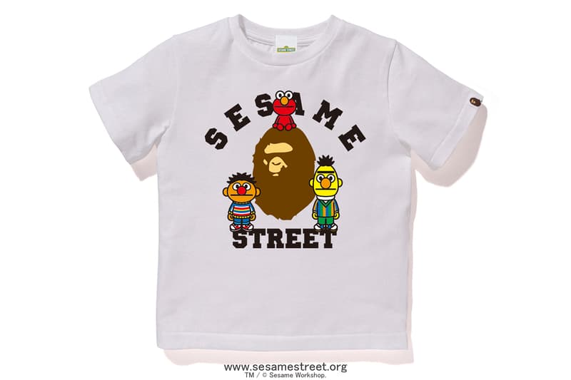 BAPE 'Sesame Street' Collection Lookbook Big Bird Elmo Bert and Ernie Cookie Monster