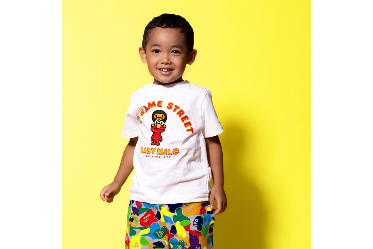 BAPE 'Sesame Street' Collection Lookbook Big Bird Elmo Bert and Ernie Cookie Monster