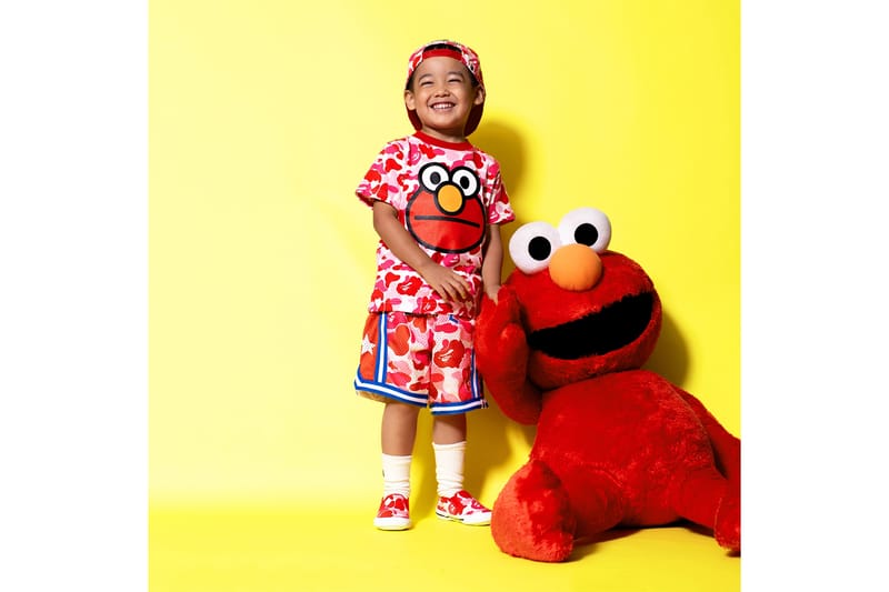 bape sesame street moletom com capuz