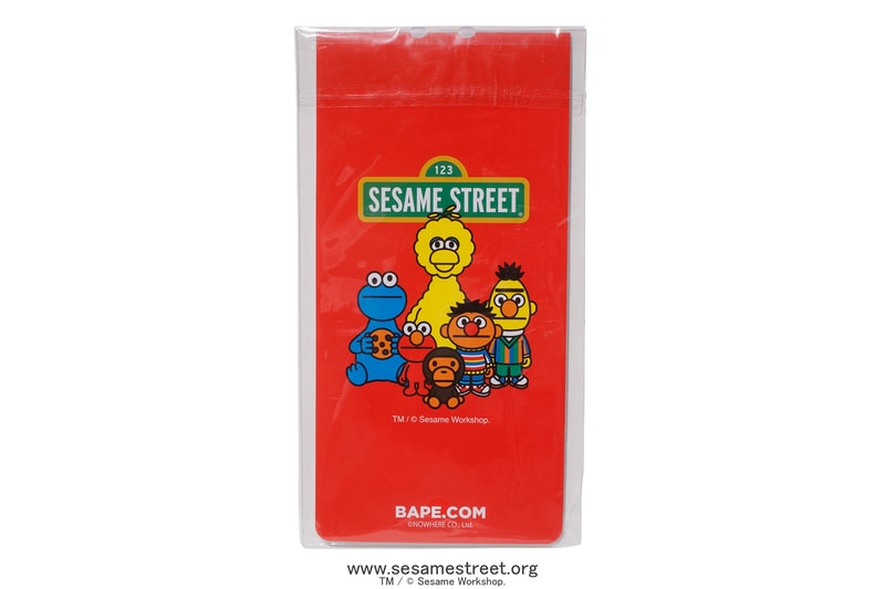 BAPE 'Sesame Street' Collection Lookbook Big Bird Elmo Bert and Ernie Cookie Monster
