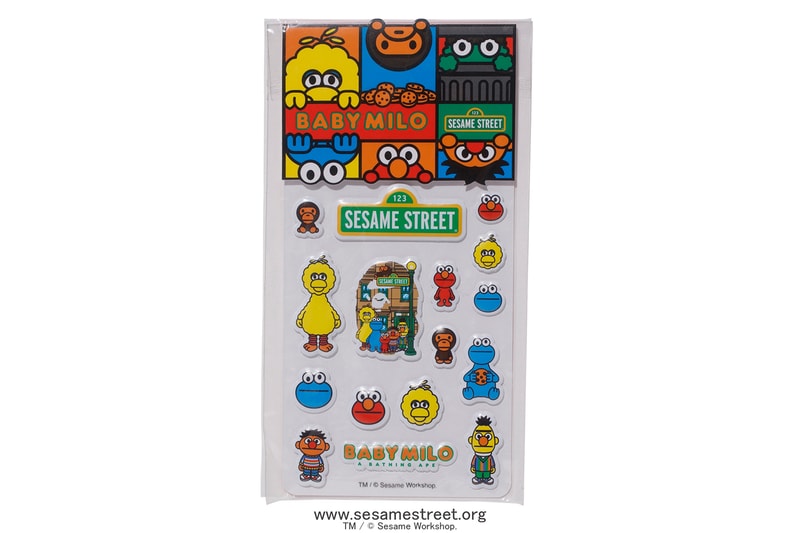 BAPE 'Sesame Street' Collection Lookbook Big Bird Elmo Bert and Ernie Cookie Monster
