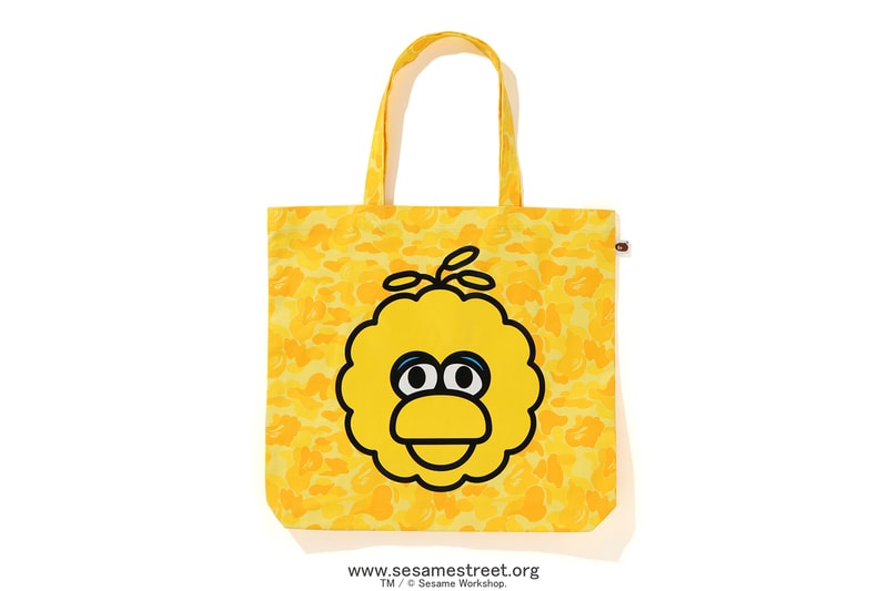 BAPE 'Sesame Street' Collection Lookbook Big Bird Elmo Bert and Ernie Cookie Monster