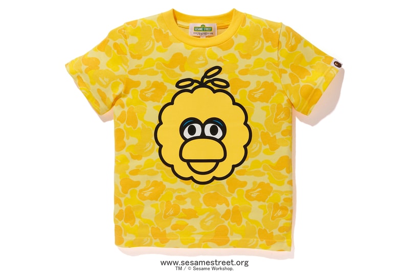 BAPE 'Sesame Street' Collection Lookbook Big Bird Elmo Bert and Ernie Cookie Monster