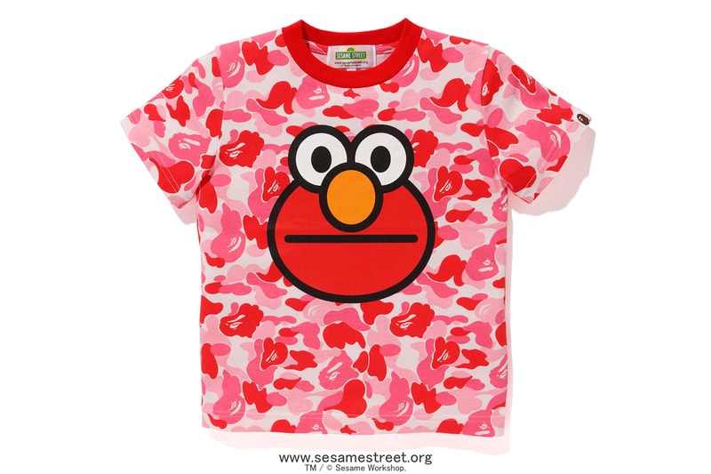 BAPE 'Sesame Street' Collection Lookbook Big Bird Elmo Bert and Ernie Cookie Monster