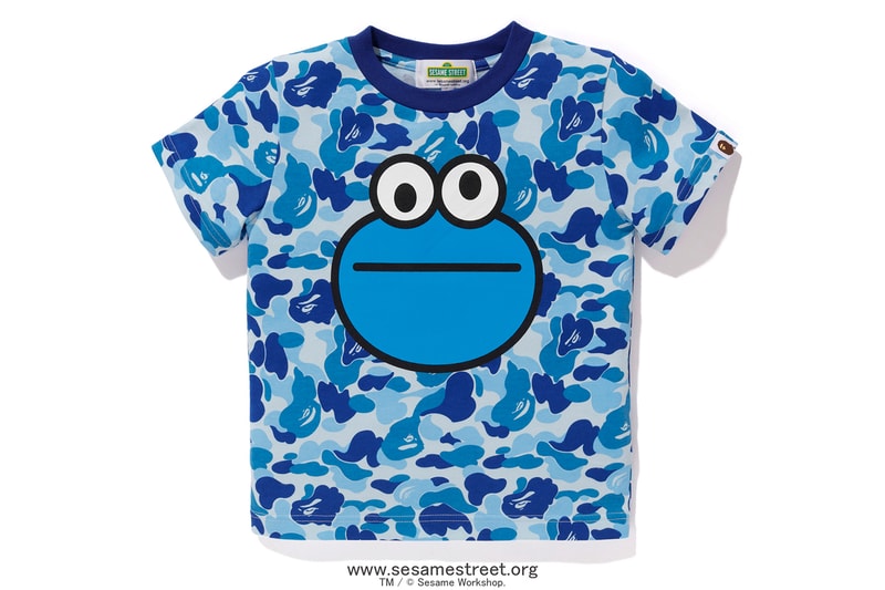 BAPE 'Sesame Street' Collection Lookbook Big Bird Elmo Bert and Ernie Cookie Monster