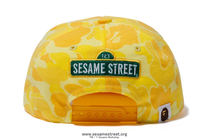 BAPE 'Sesame Street' Collection Lookbook Big Bird Elmo Bert and Ernie Cookie Monster