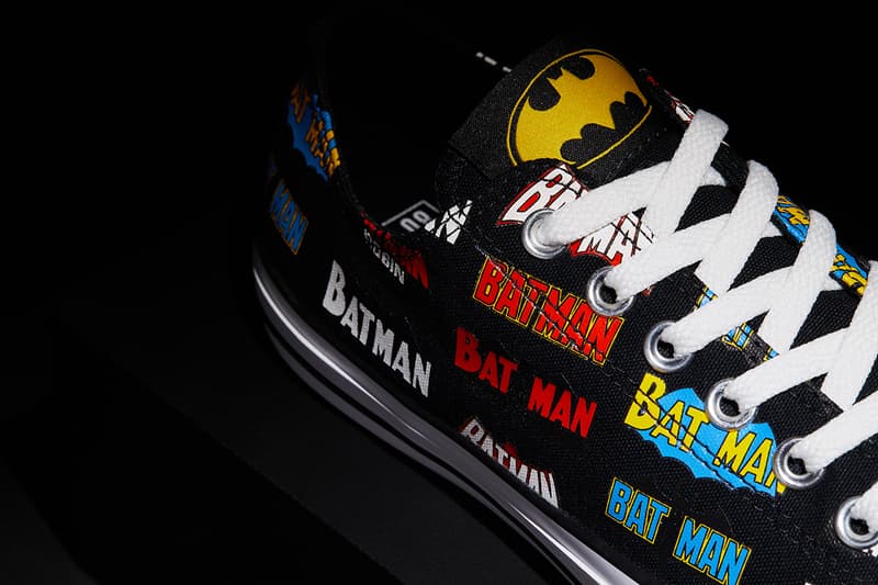 'Batman' x Converse Collaboration 80th Anniversary Edition Footwear All Star Chuck Taylor '70 Hi Low Logo Batwings Caped Crusader Superhero DC Warner Bros. 