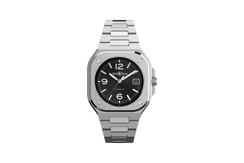 Bell & Ross BR 05 New Watch Timepiece First Look Reveal Multiple Colorways silver grey navy blue deep black metal Integrated Design bracelet skeleton dial mechanism limited 500 pieces