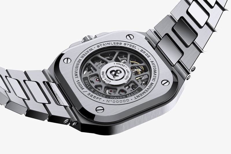 Bell & Ross BR 05 New Watch Timepiece First Look Reveal Multiple Colorways silver grey navy blue deep black metal Integrated Design bracelet skeleton dial mechanism limited 500 pieces