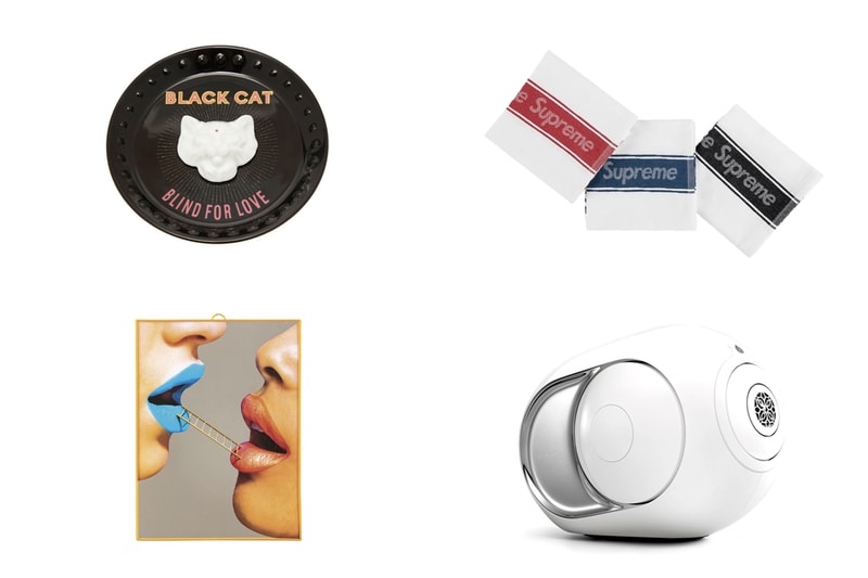 Best Homeware Roundup Guide Furniture Accessories Living Room Bedroom Kitchen Bathroom Lounge Smells Home Fragrance Technology Tech SmartHome Off-White Yoga Mat IIUVO Black Bullshit Candle Rizzoli 'Calvin Klein' Coffee Table Book Devialet White Phantom Premier Hi-Fi Wireless Speaker Dr Romanelli x LN-CC RXCycle Reclaimed Chair 1 Gucci Porcelain Incense Holders Fear of God Throw Calvin Klein 205W39NYC x Pendleton Mills Andy Warhol wool-blend cushion Ferm Living Small Bau Pot Studio Arhoj Ghost Ornament KINTO SCS-S04 Brewer Stand Set Saint Laurent Rive Droite Coasters Supreme Dish Towel Set of 3 SS19 Aesop Reverence Duo Seletti 'Toiletpaper' Mirrors Shopping List 