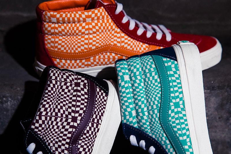 BILLYS TOKYO Vans Sk8-Mid Reissue Warped Check Release VN0A391FTET