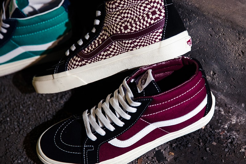 BILLYS TOKYO Vans Sk8-Mid Reissue Warped Check Release VN0A391FTET