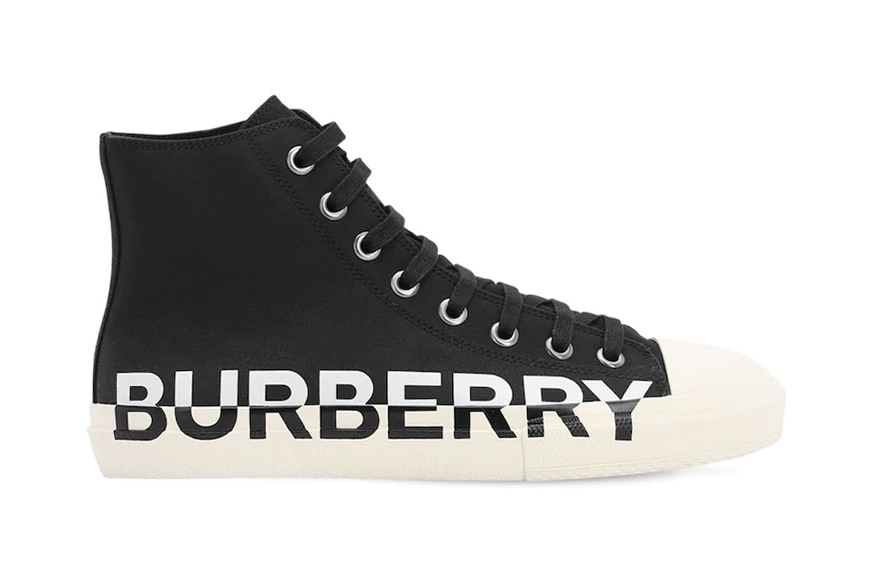 Burberry Logo Print Larkhall Canvas Sneaker Release Luisa Via Roma LuisaViaRoma 