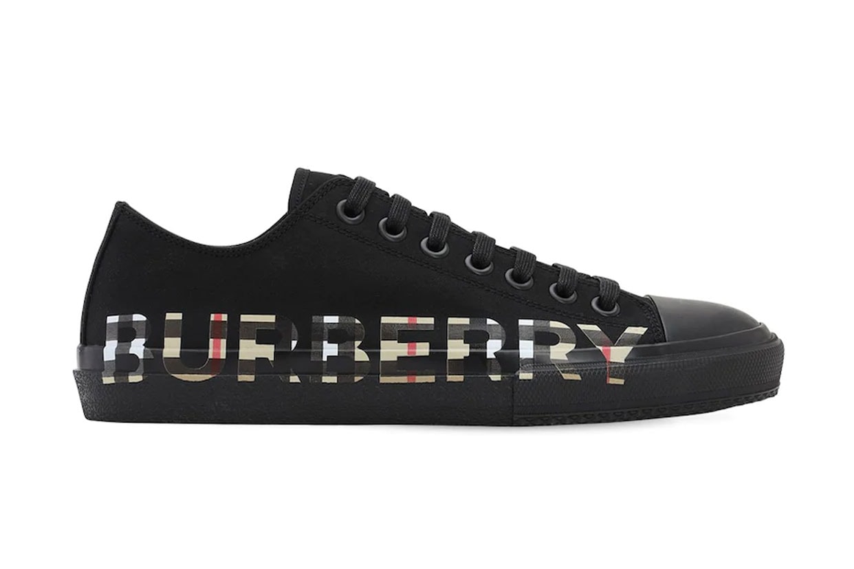 Burberry Logo Print Larkhall Canvas Sneaker Release Luisa Via Roma LuisaViaRoma 