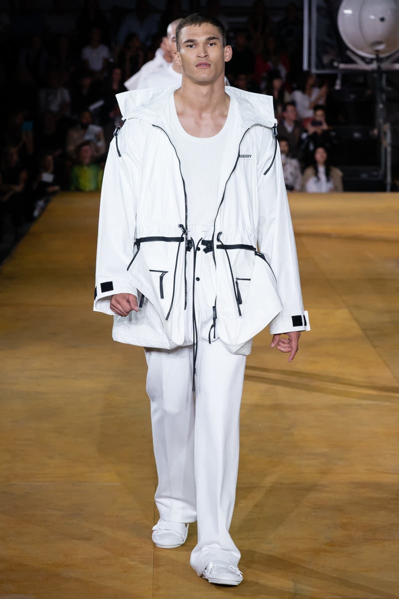 Burberry London Fashion Week Spring Summer 2020 Runway Show Riccardo Tisci suits jackets outerwear streetwear 