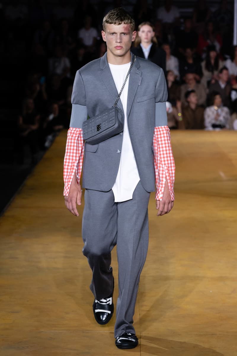 Burberry London Fashion Week Spring Summer 2020 Runway Show Riccardo Tisci suits jackets outerwear streetwear 