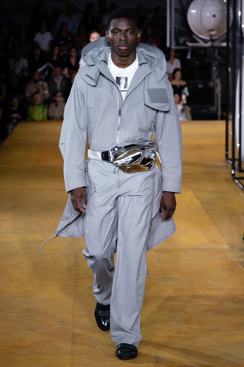 Burberry London Fashion Week Spring Summer 2020 Runway Show Riccardo Tisci suits jackets outerwear streetwear 