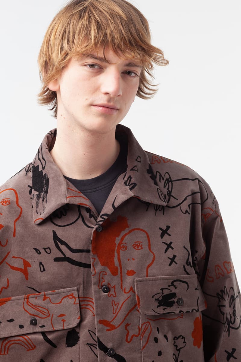 Carne Bollente Fall/Winter 2019 Collection Available Now Buy Online Stores T-Shirts Workwear Jackets Shirts Prints NSFW Designs "Free the Nipple" Embroidered Corduroy Trousers