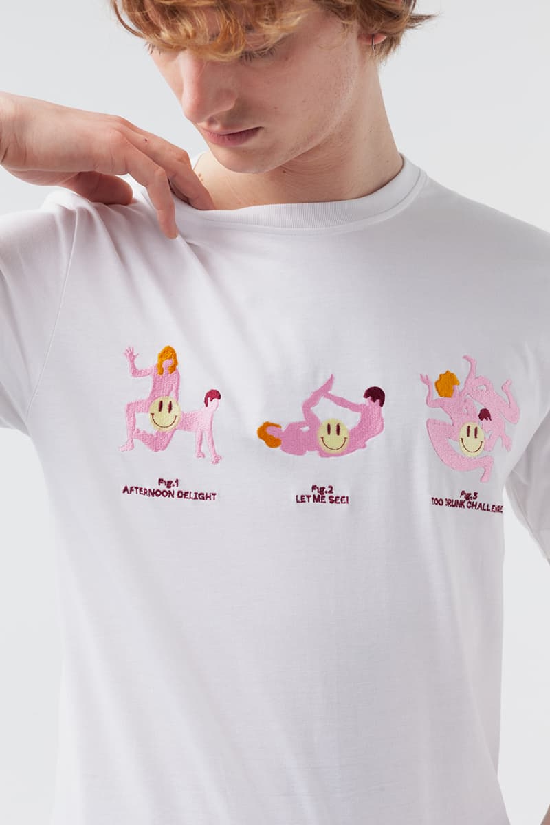 Carne Bollente Fall/Winter 2019 Collection Available Now Buy Online Stores T-Shirts Workwear Jackets Shirts Prints NSFW Designs "Free the Nipple" Embroidered Corduroy Trousers