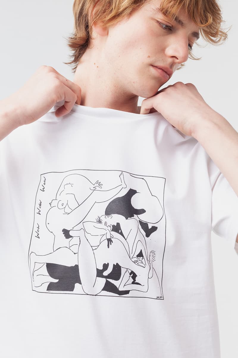 Carne Bollente Fall/Winter 2019 Collection Available Now Buy Online Stores T-Shirts Workwear Jackets Shirts Prints NSFW Designs "Free the Nipple" Embroidered Corduroy Trousers