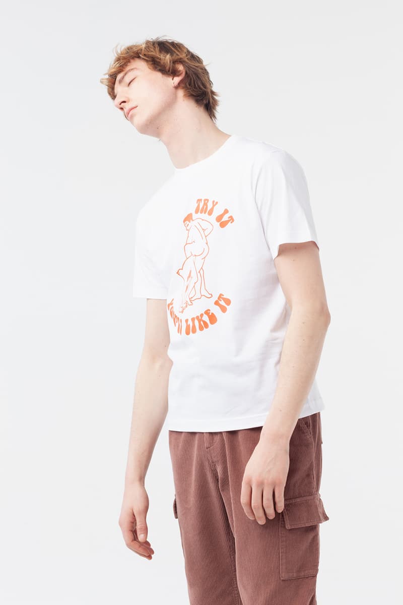 Carne Bollente Fall/Winter 2019 Collection Available Now Buy Online Stores T-Shirts Workwear Jackets Shirts Prints NSFW Designs "Free the Nipple" Embroidered Corduroy Trousers