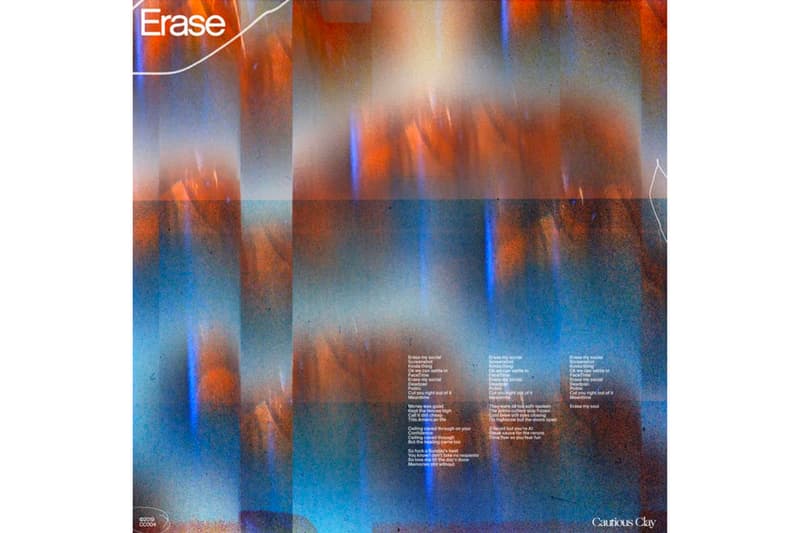 Cautious Clay "Erase" Single Stream Alternative R&B hip-hop singer-songwriter rock influenced spotify listen now apple music