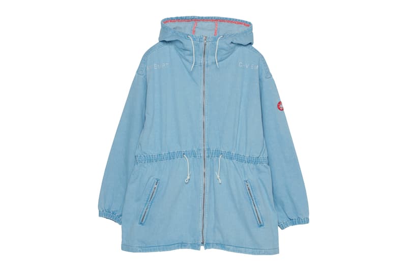 Cav Empt Fall/Winter 2019 12th Drop Release Info japanese streetwear brand sk8thing 01100100 ZIP JACKET BLEACHED DENIM PARKA NOT NATURE T