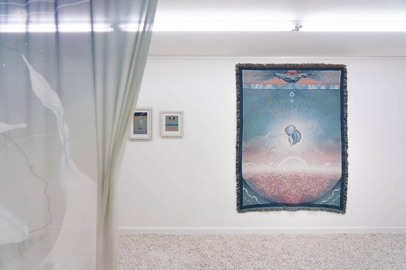 Charlotte Edey Brings Otherworldly Tapestry Works to London's Public Gallery