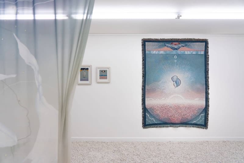charlotte edey echolocation public gallery london exhibition artworks textiles