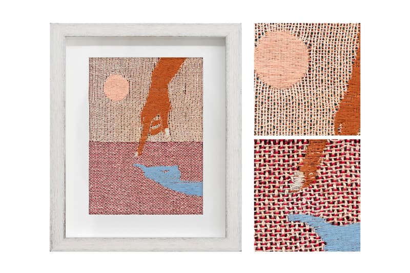 charlotte edey echolocation public gallery london exhibition artworks textiles