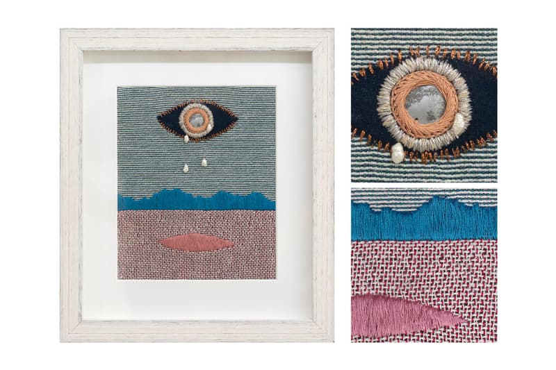 charlotte edey echolocation public gallery london exhibition artworks textiles