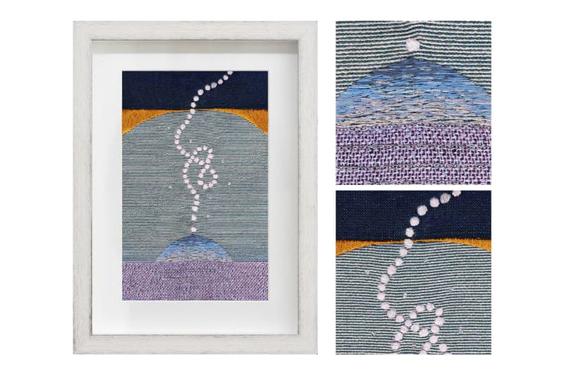 charlotte edey echolocation public gallery london exhibition artworks textiles