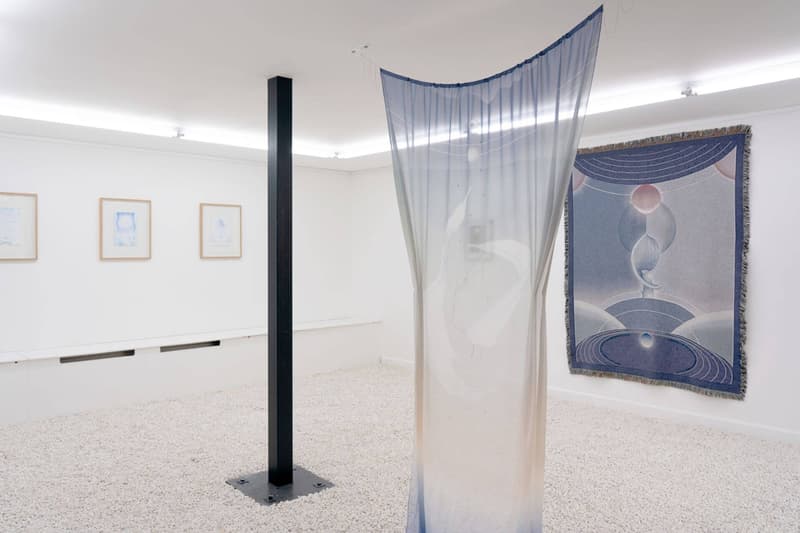 charlotte edey echolocation public gallery london exhibition artworks textiles