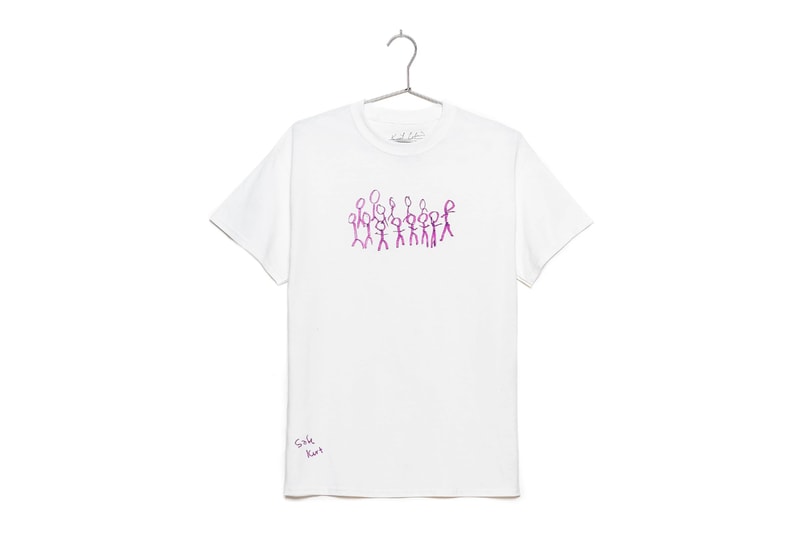 Cobain Estate Kurt Was Here Clothing Line Launch Nirvana Sketches T shirts