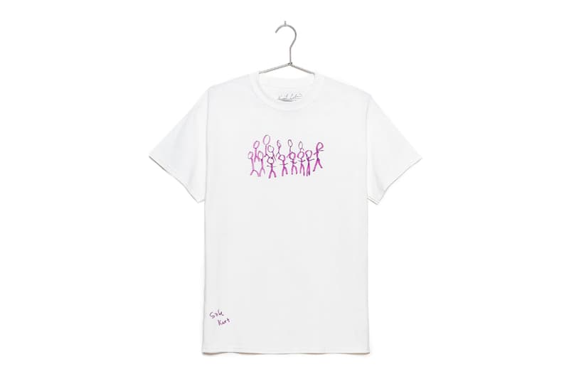 Cobain Estate Kurt Was Here Clothing Line Launch Nirvana Sketches T shirts