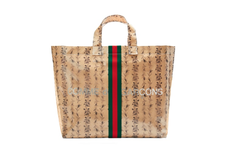 COMME des GARÇONS & Gucci Team Up for Second Collaborative Tote Bag