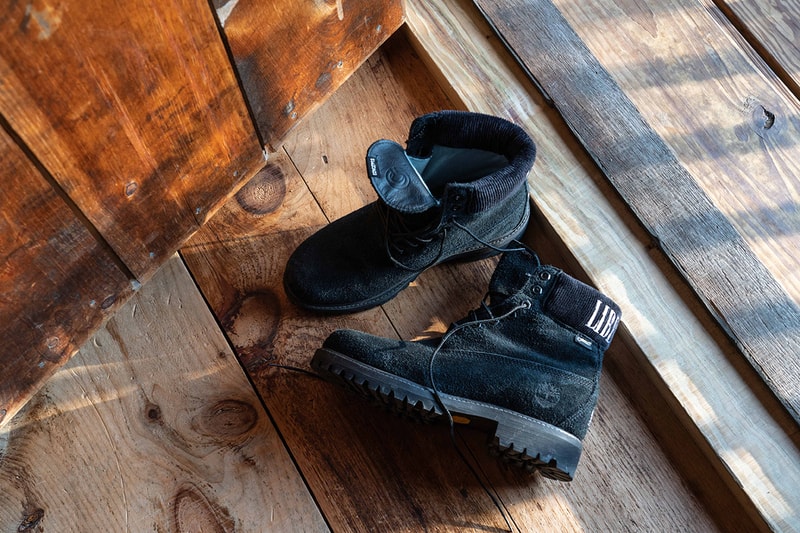 LFOD Concepts x Timberland 6” Boot Drop Release GORE-TEX Suede Black Sea Foam Green