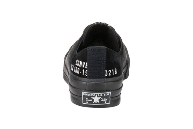 Converse Addict Chuck Taylor GORE TEX NH OX black suede canvas eva foam vibram sole 