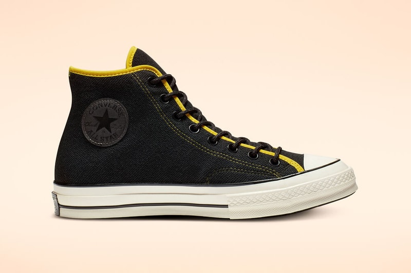 Converse East Village Explorer Chuck 70 Black/Vivid Sulfur/Egret Pale Putty/Campfire Orange High Top