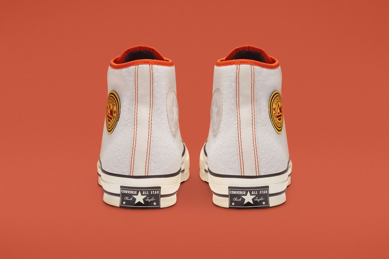 Converse East Village Explorer Chuck 70 Black/Vivid Sulfur/Egret Pale Putty/Campfire Orange High Top
