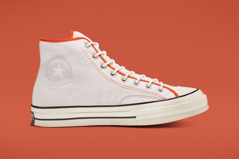 Converse East Village Explorer Chuck 70 Black/Vivid Sulfur/Egret Pale Putty/Campfire Orange High Top