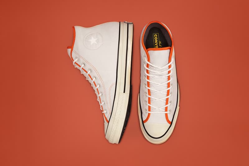 Converse East Village Explorer Chuck 70 Black/Vivid Sulfur/Egret Pale Putty/Campfire Orange High Top