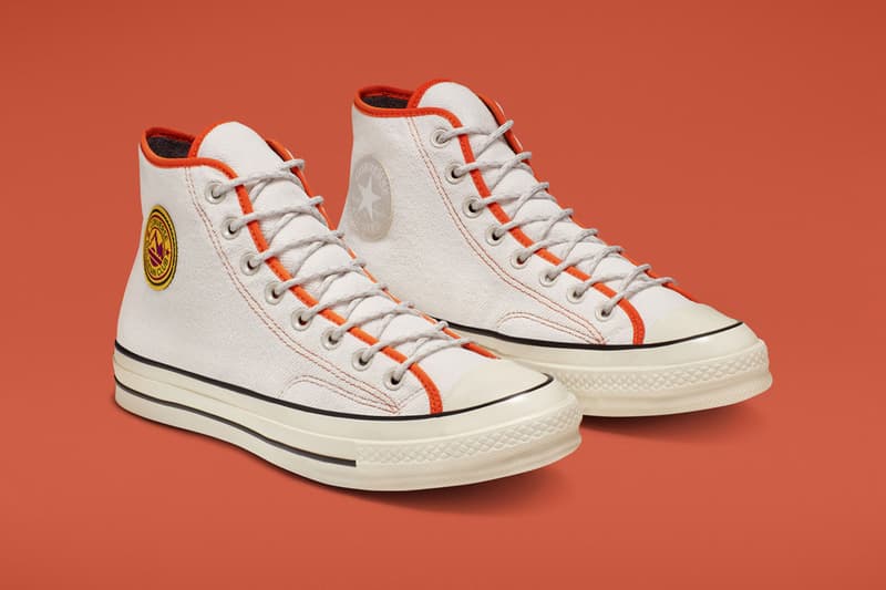 Converse East Village Explorer Chuck 70 Black/Vivid Sulfur/Egret Pale Putty/Campfire Orange High Top